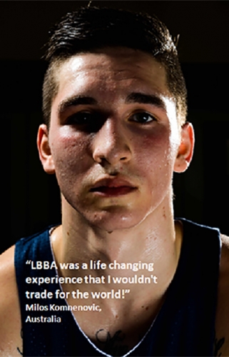 2013 LBBA athlete - Milos Komnenovic