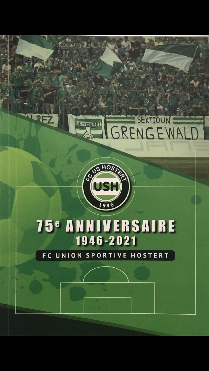 La brochure 75e anniversaire du FC US HOSTERT en vente pour 50€ (envoi gratuit à domicile)