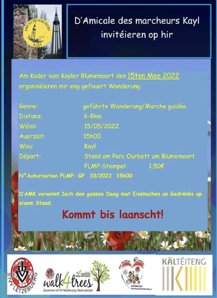 AMK - geführte Wanderung um Blumemoart