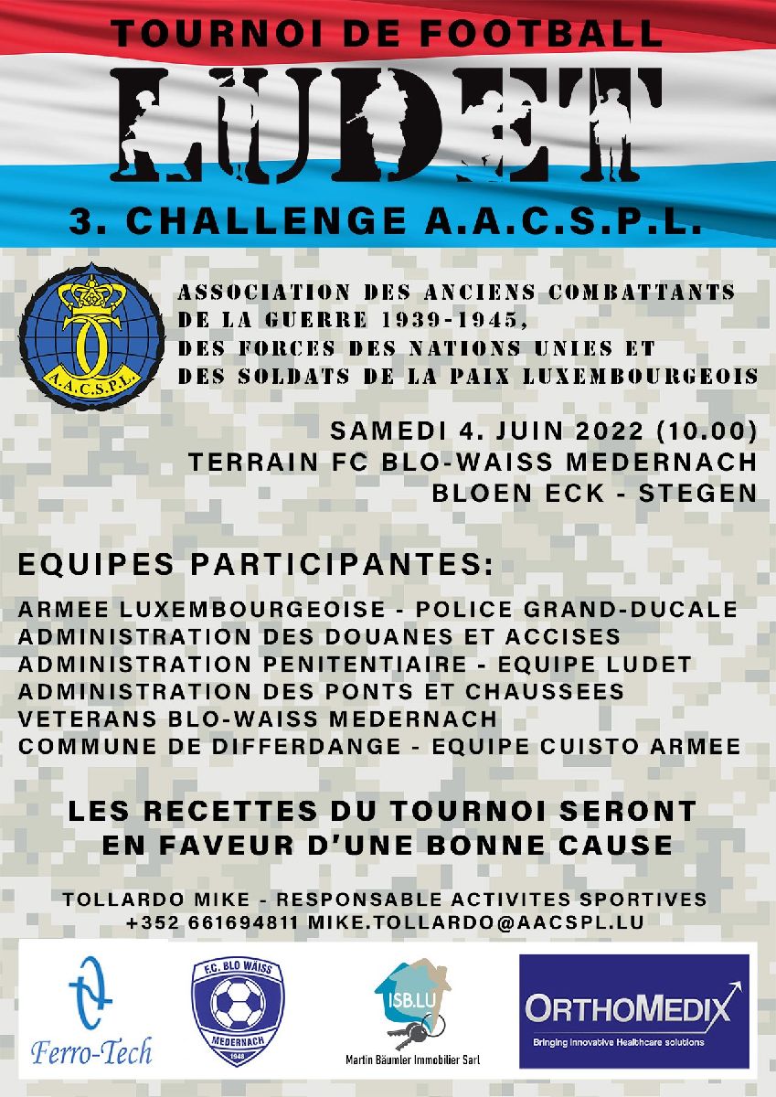 Tournoi de Foot LUDET 3. Challenge A.A.C.S.P.L.