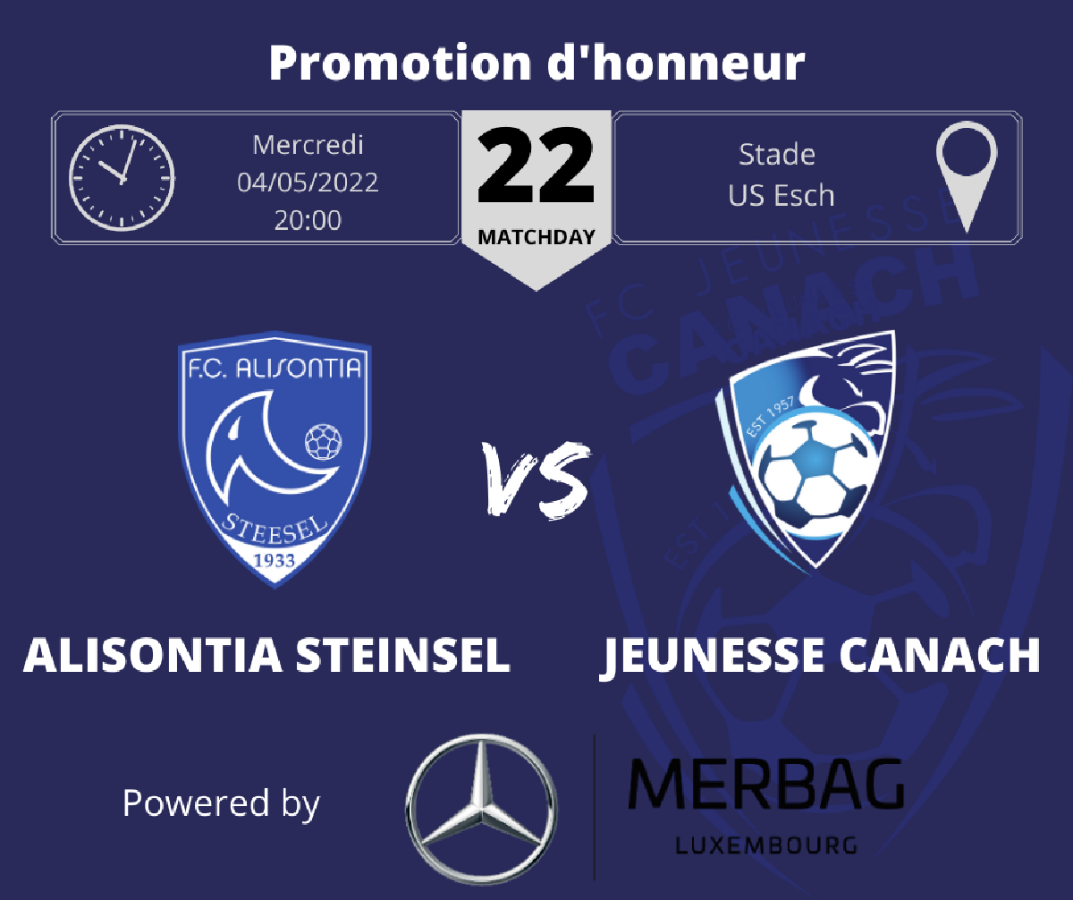 22e journée en promotion d'honneur (match en retard)