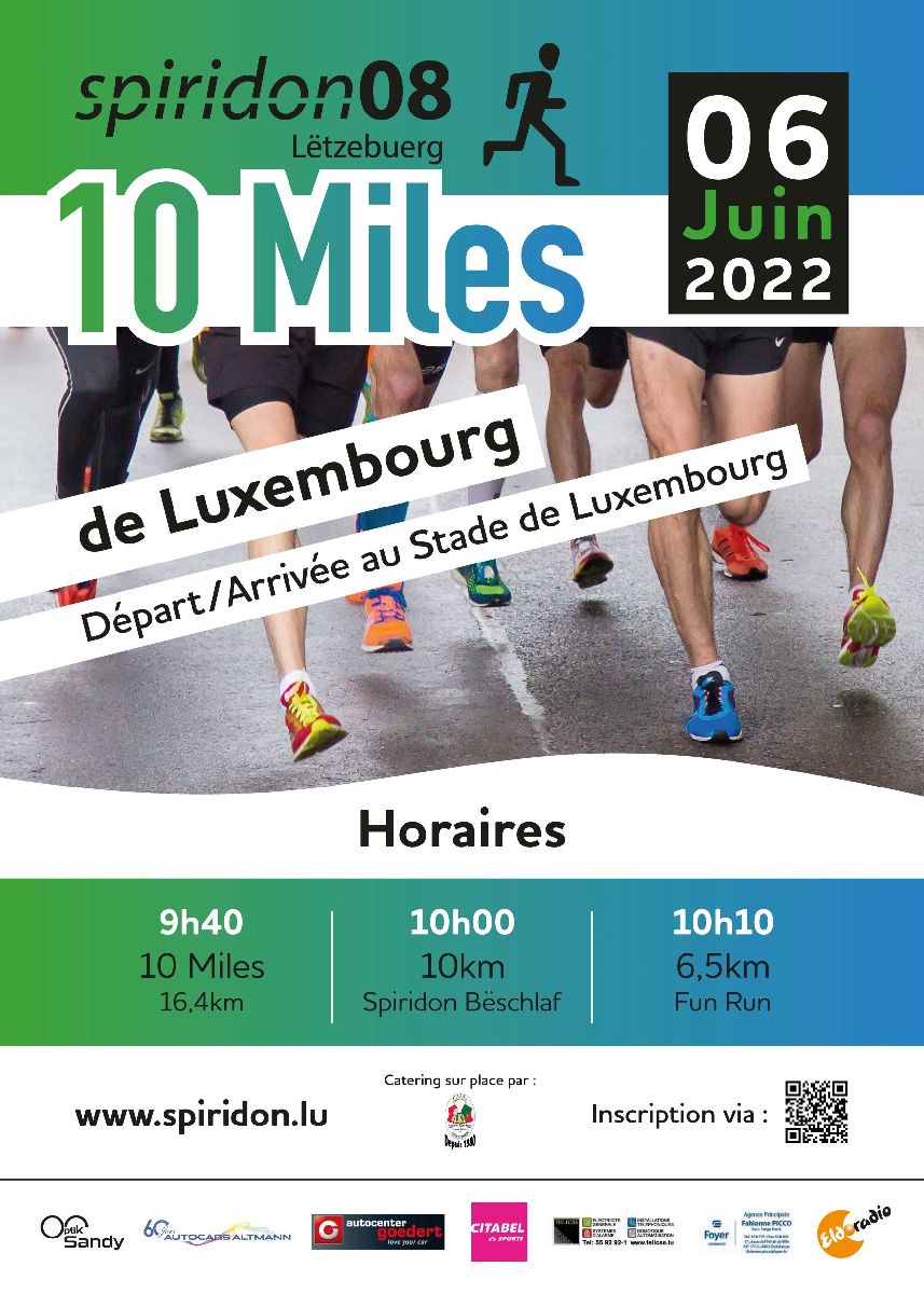 Dernières nouvelles 10 Miles de Luxembourg Dernières nouvelles 10 Miles de Luxembourg