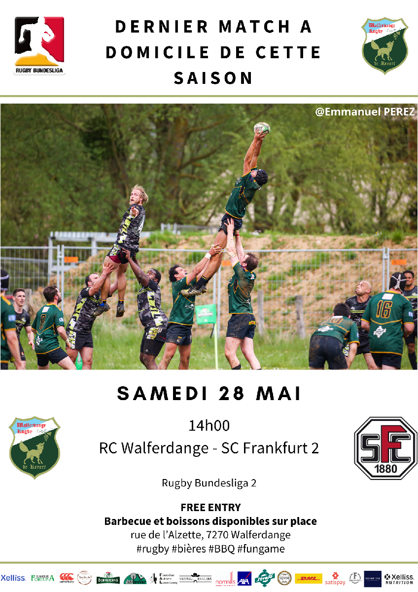 Dernier match de la saison Dernier match de la saison