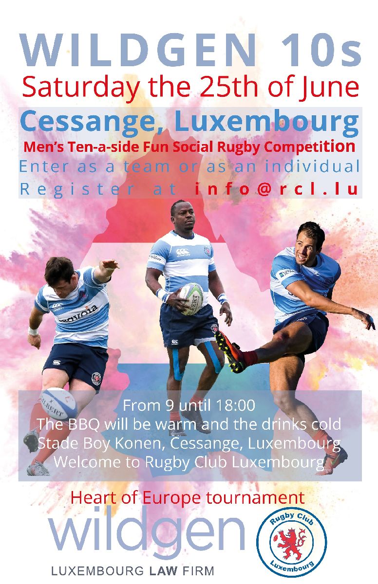 Wildgen Rugby 10 a side competition 25th June Wildgen Rugby 10 a side competition 25th June