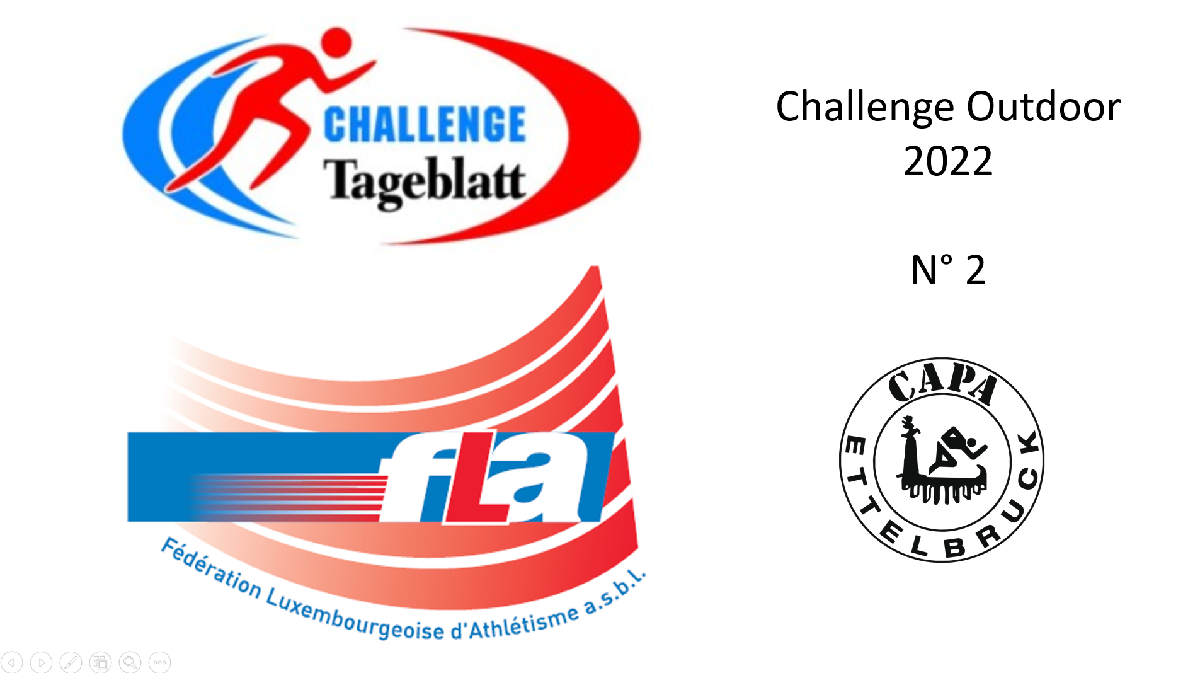 Challenge Tageblatt 2 CAPA (07/05/2022)
