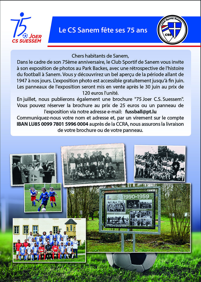 Exposition de photos au Park Backes