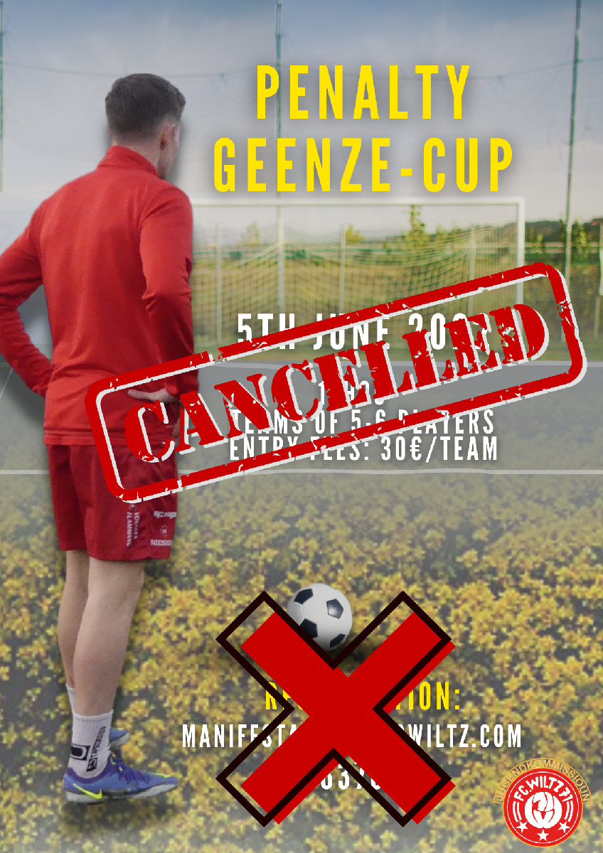 Penalty-Cup abgesagt