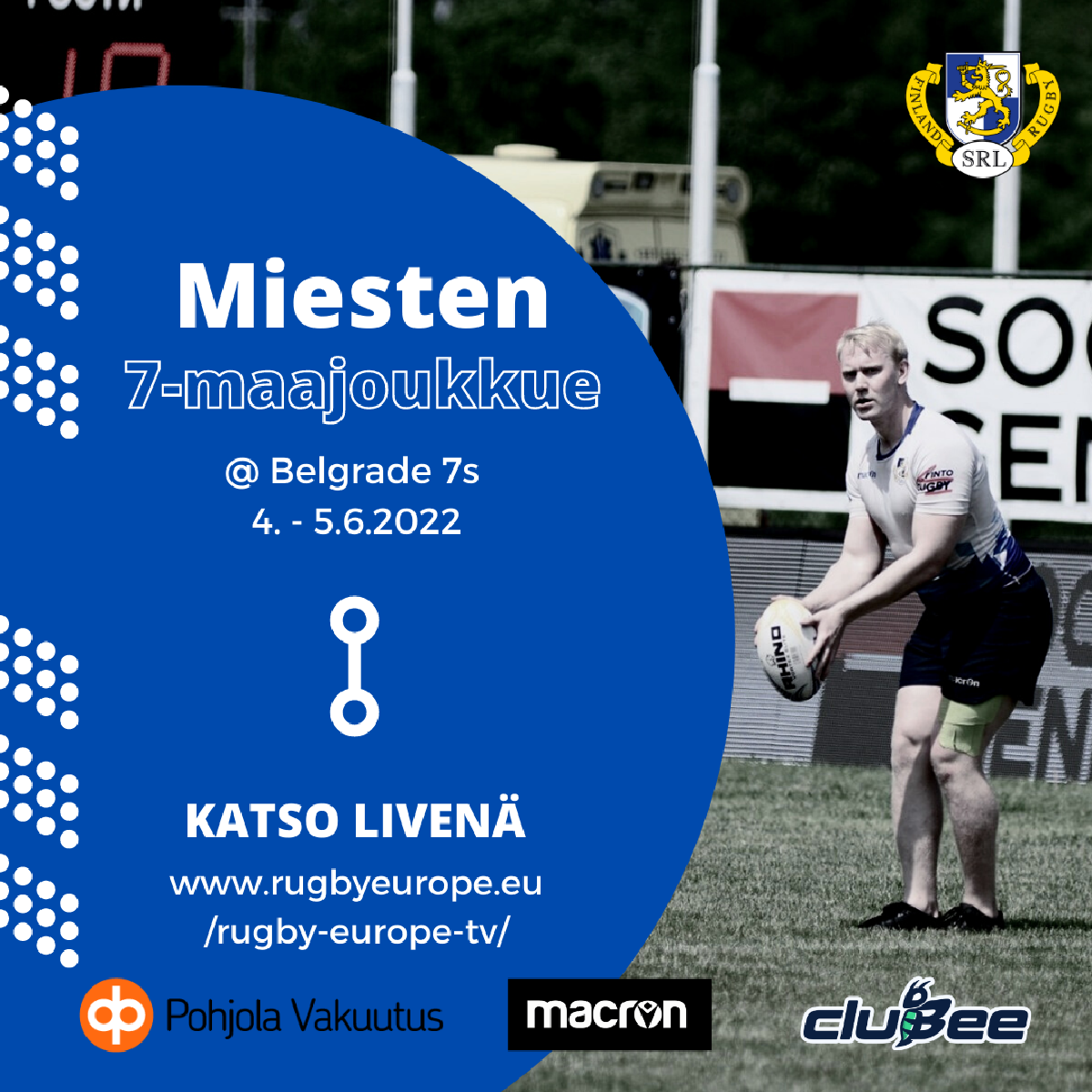 Miesten 7-maajoukkue pelaa Belgradessa! Miesten 7-maajoukkue pelaa Belgradessa!