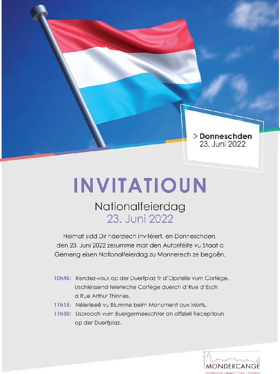 Nationalfeierdag zu Monnerech Nationalfeierdag zu Monnerech