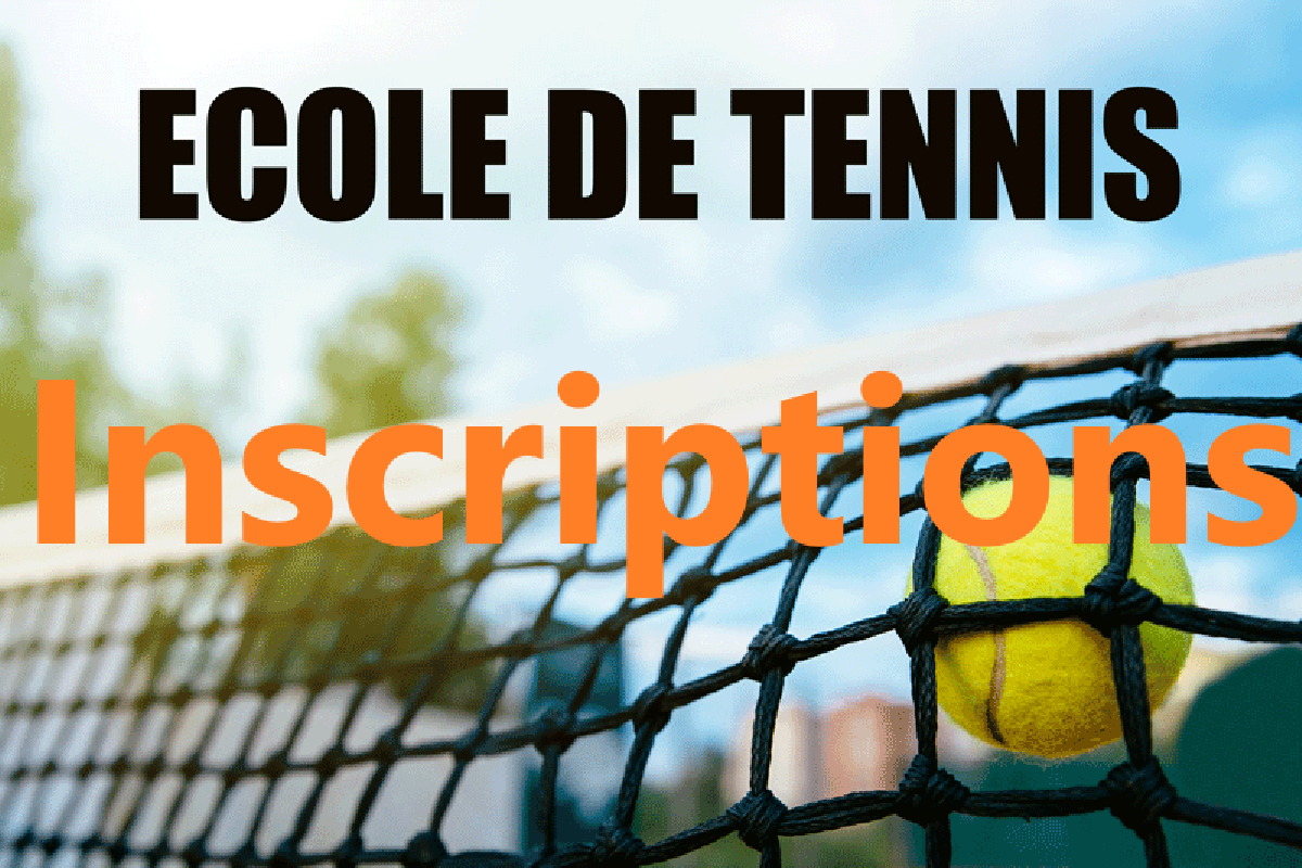 Inscriptons école de tennis Inscriptons école de tennis