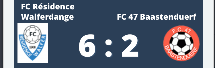 09/02/2019 Resultat Match amical Senior