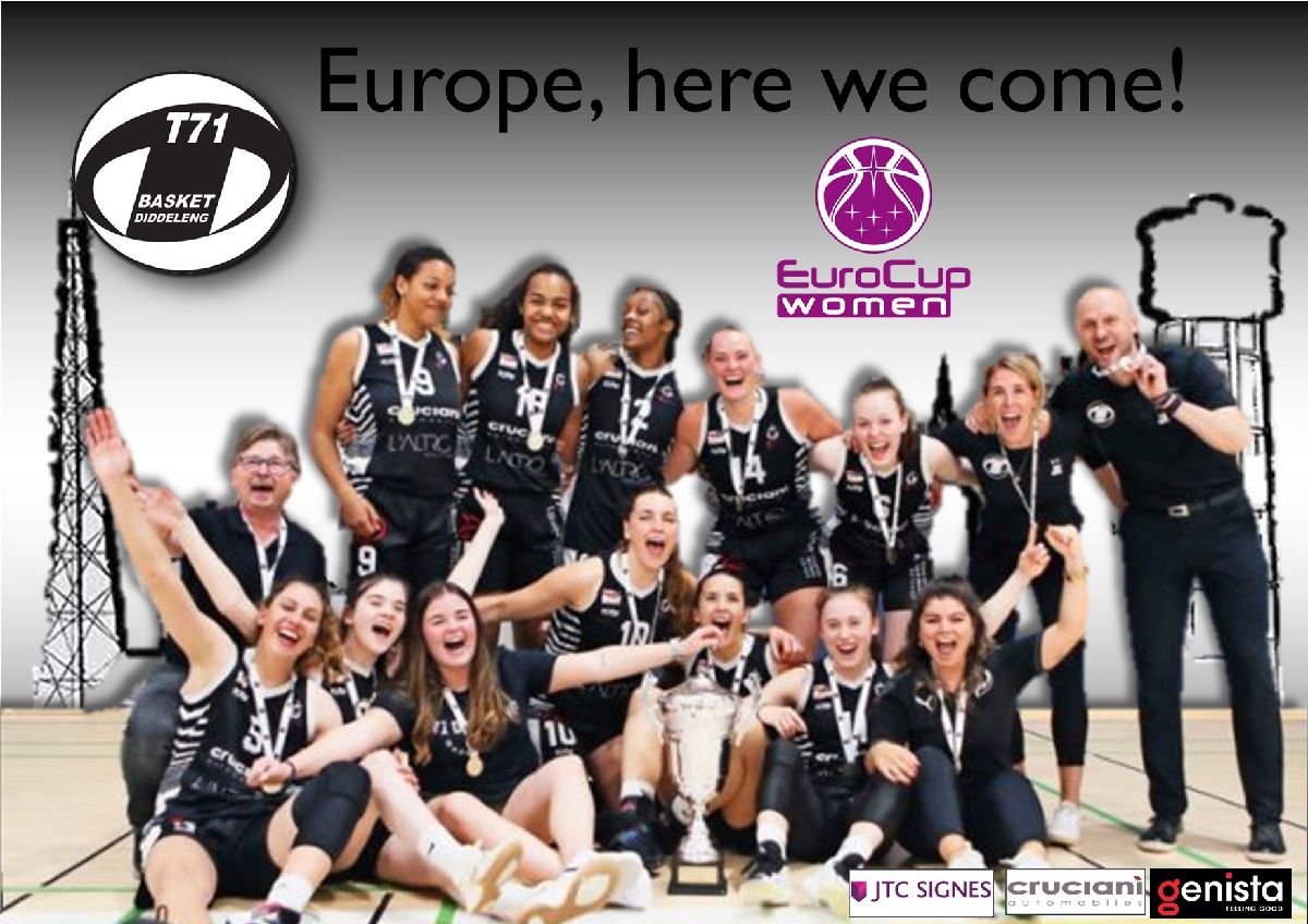 T71 Ladies to play in FIBA Eurocup Women