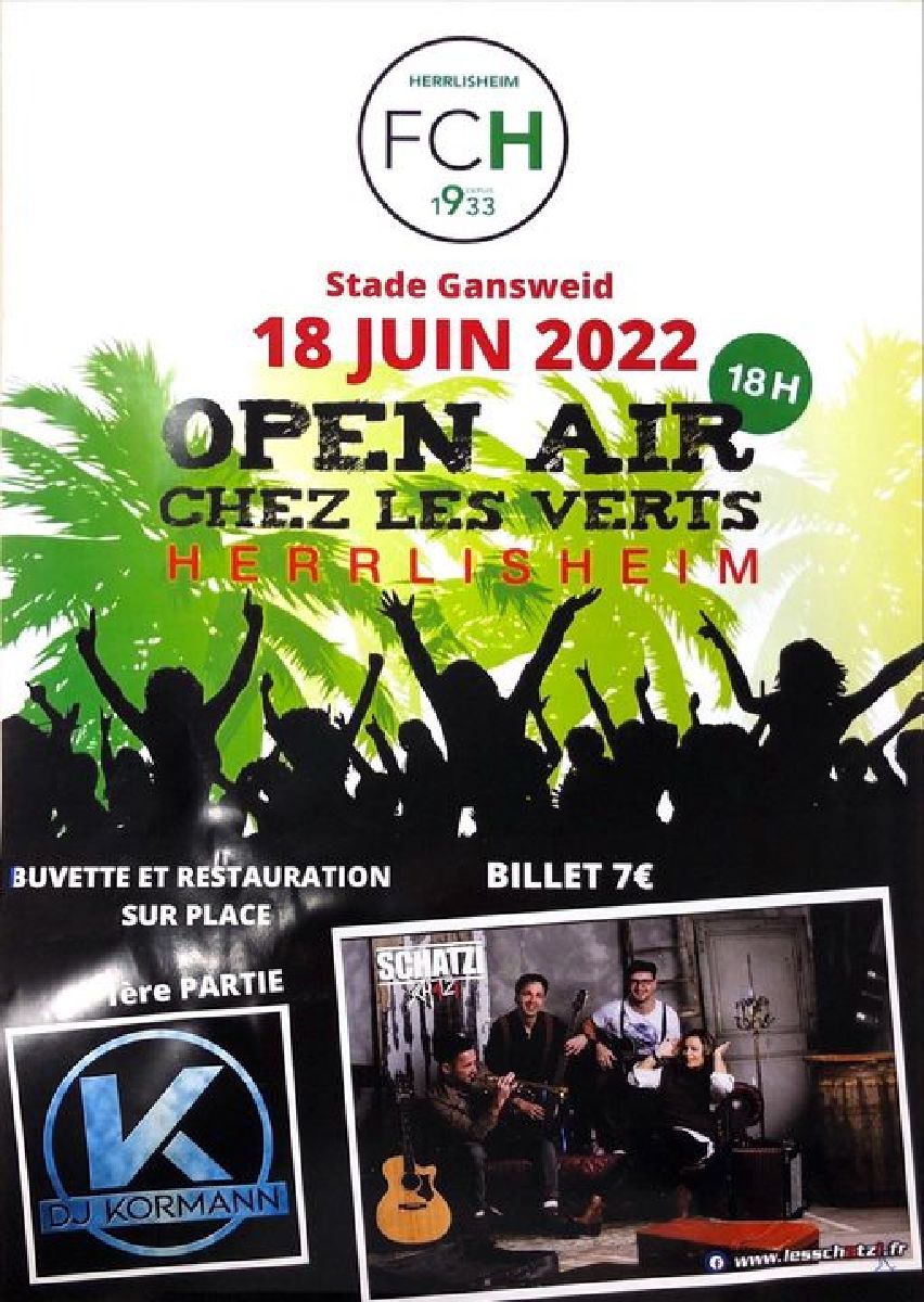 Affiche Open Air chez les verts