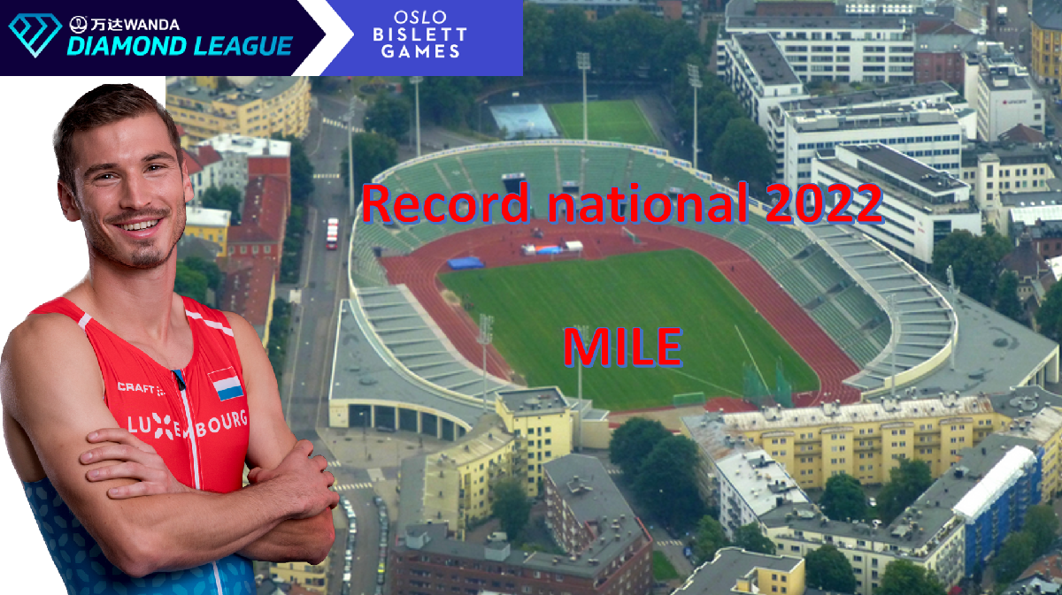 Record National du Mile Hommes Charel Grethen - 16/06/2022, Oslo