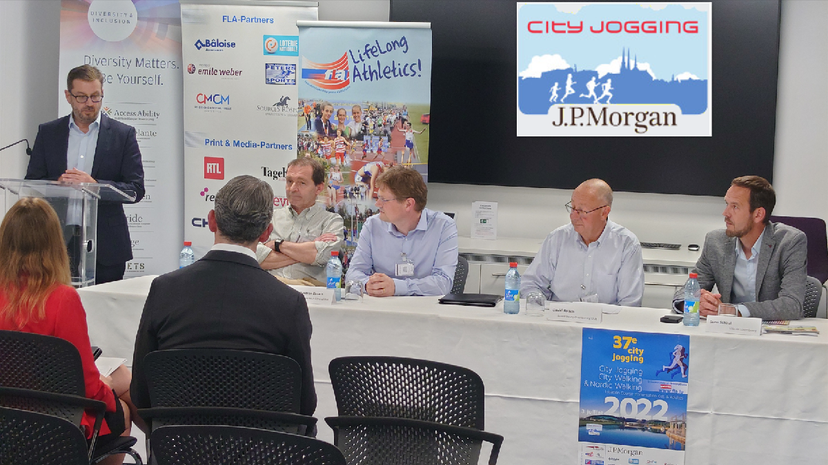 Conférence de presse JP morgan City Jogging - 22/06/2022