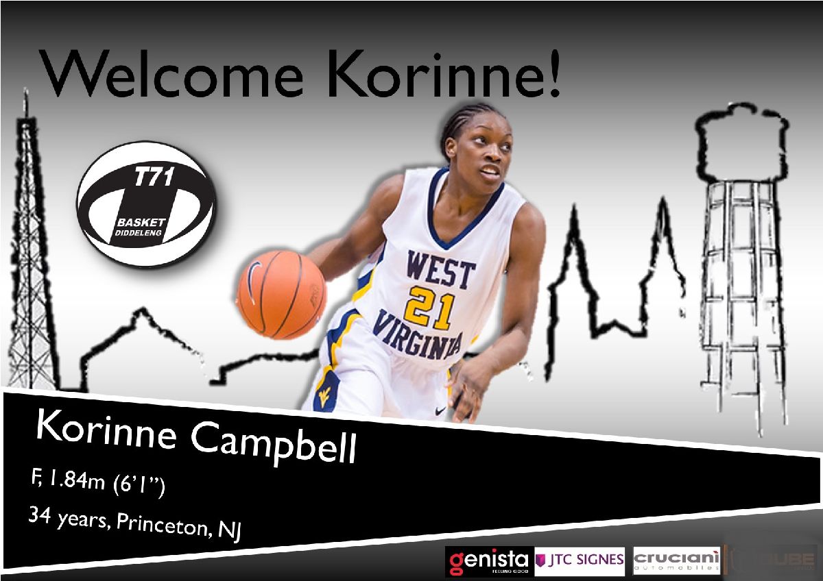 T71 sign Korinne Campbell
