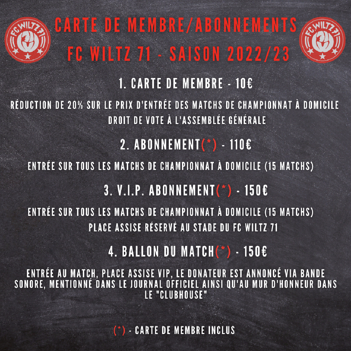 Abonnements Saison 2022/23