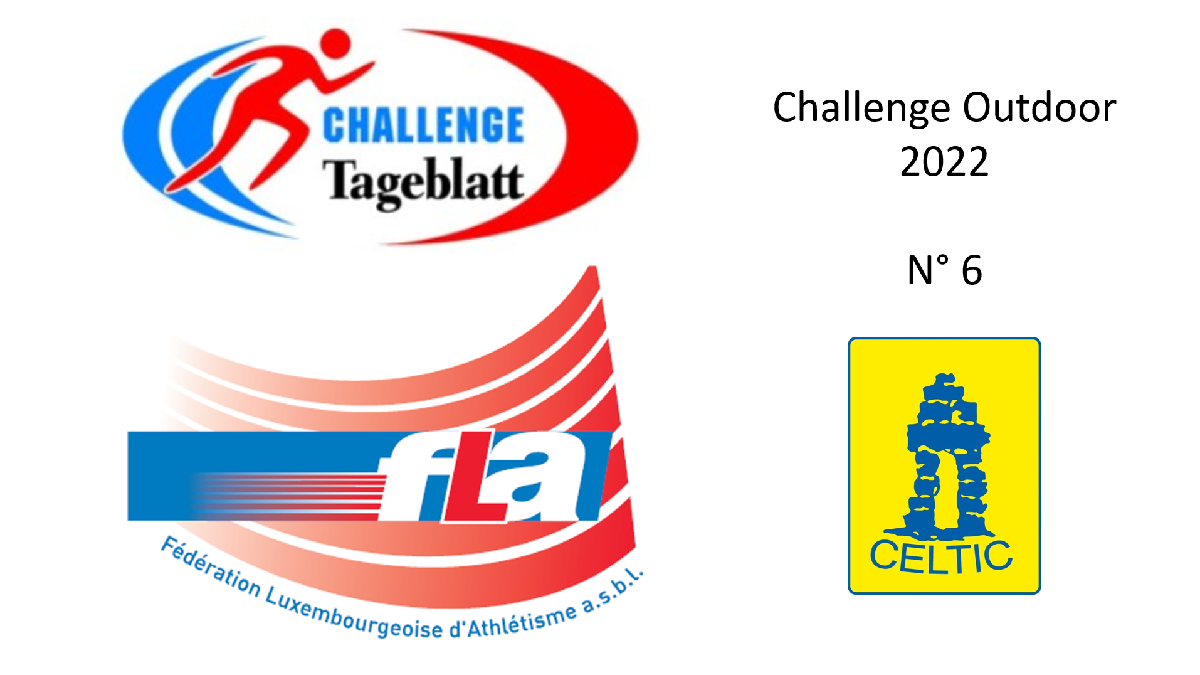 Résultats Challenge Tageblatt N°6, CELTIC (Diekirch) et Kids Cup