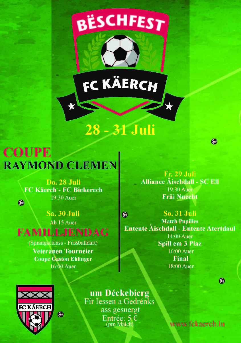 Bëschfest 2022 - Coupe Raymond Clemen Bëschfest 2022 - Coupe Raymond Clemen