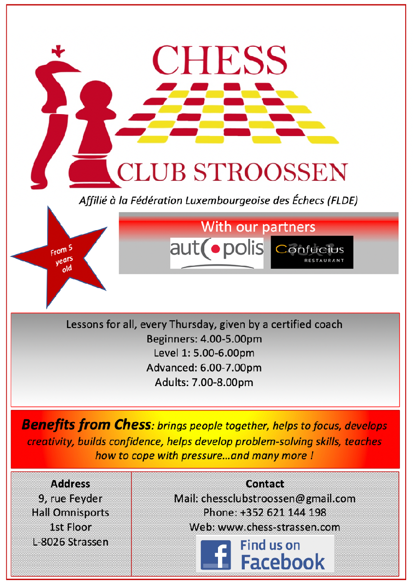 NEW SEASON 2022-2023  IN OUR CHESS CLUB