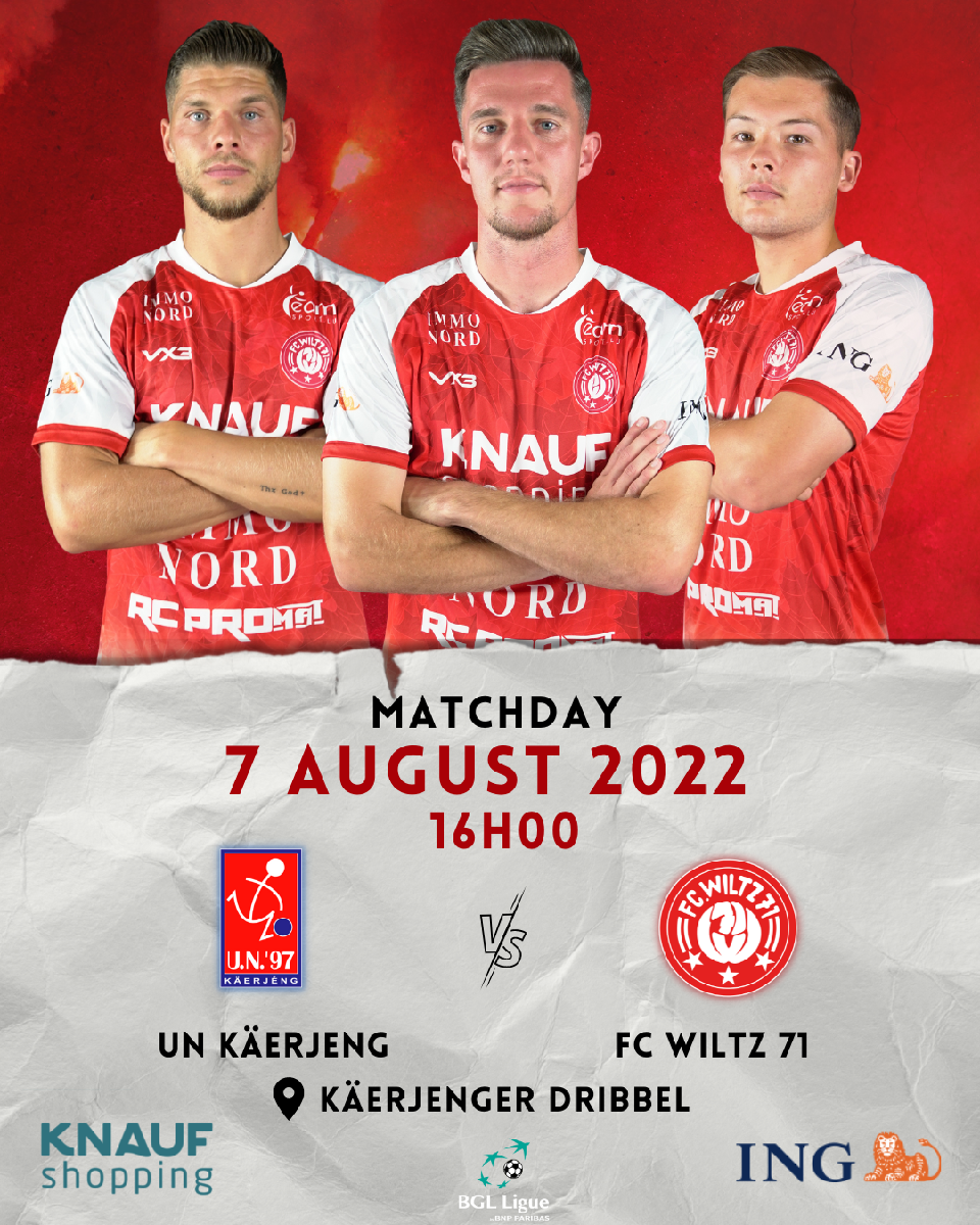 BGL Ligue: UN Käerjeng vs. FC Wiltz 71