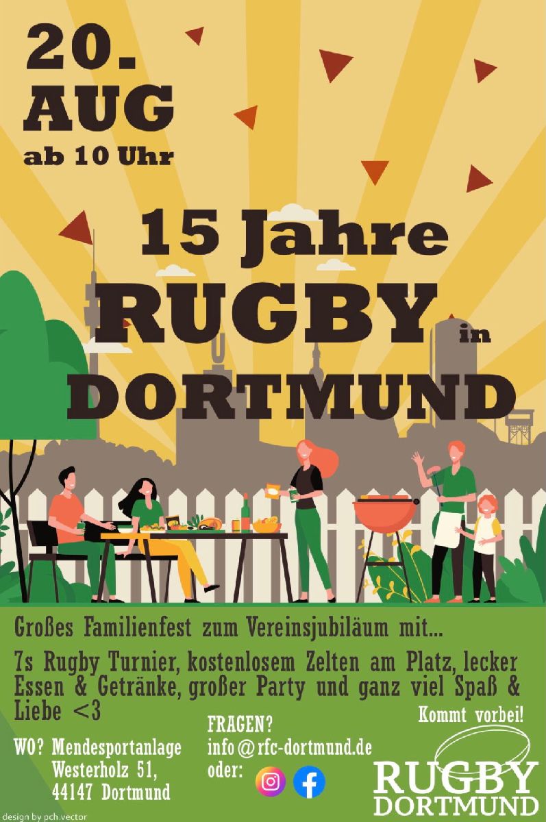 15 Jahre Rugby in Dortmund