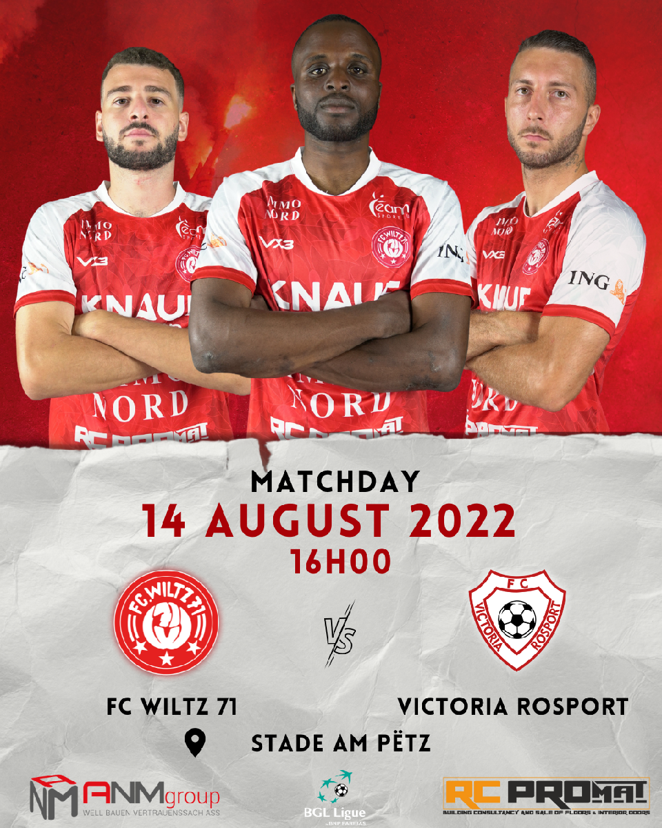 FC Wiltz 71 vs. Victoria Rosport FC Wiltz 71 vs. Victoria Rosport