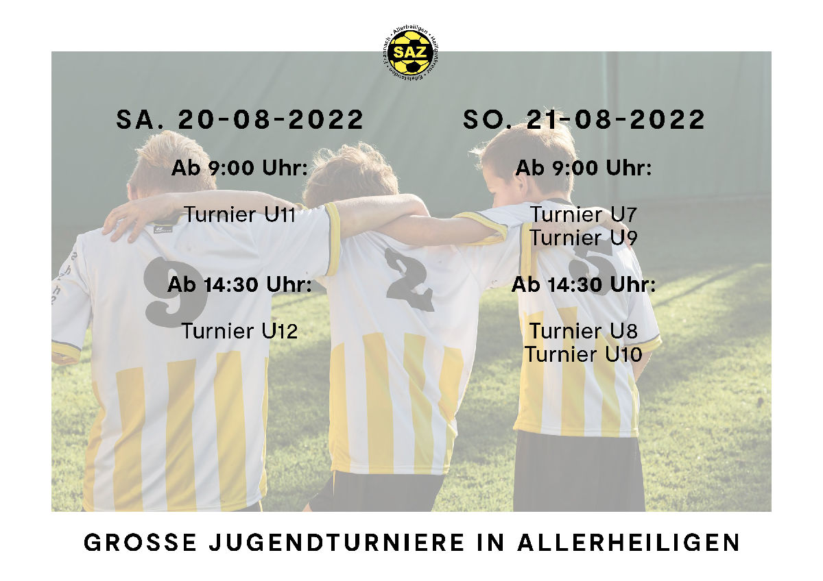 Hochkarätige Jugendturniere in Allerheiligen