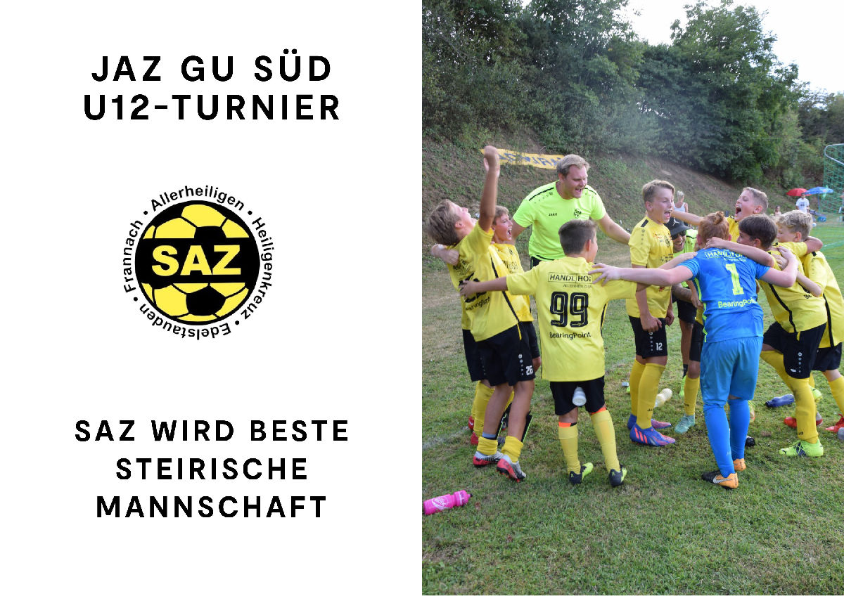 SAZ U12 wird beste steirische Mannschaft