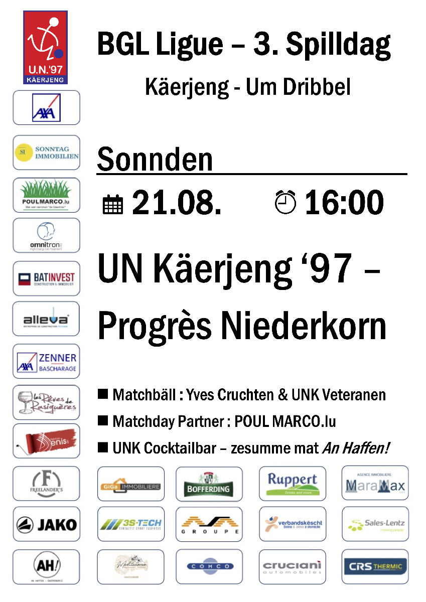 UNK - Progrès UNK - Progrès