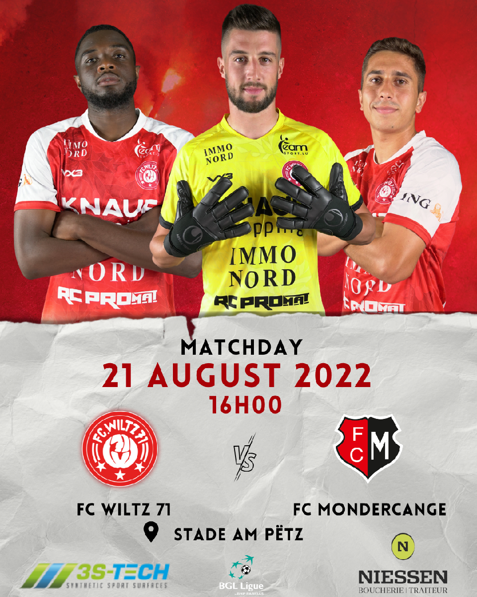 FC Wiltz 71 vs. FC Mondercange