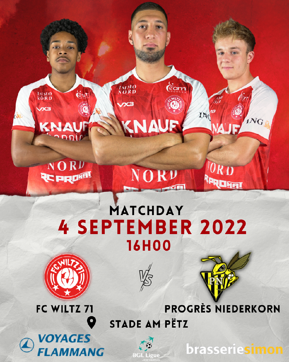 FC Wiltz 71 vs. Progrès Niederkorn FC Wiltz 71 vs. Progrès Niederkorn