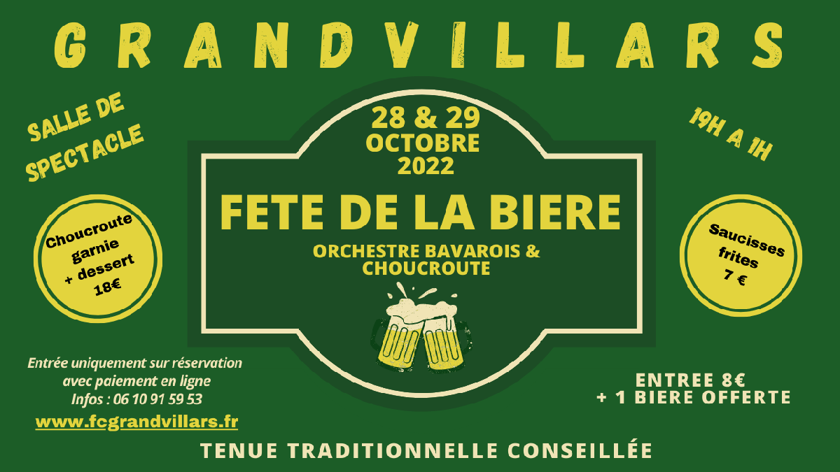 FETE DE LA BIERE 2022