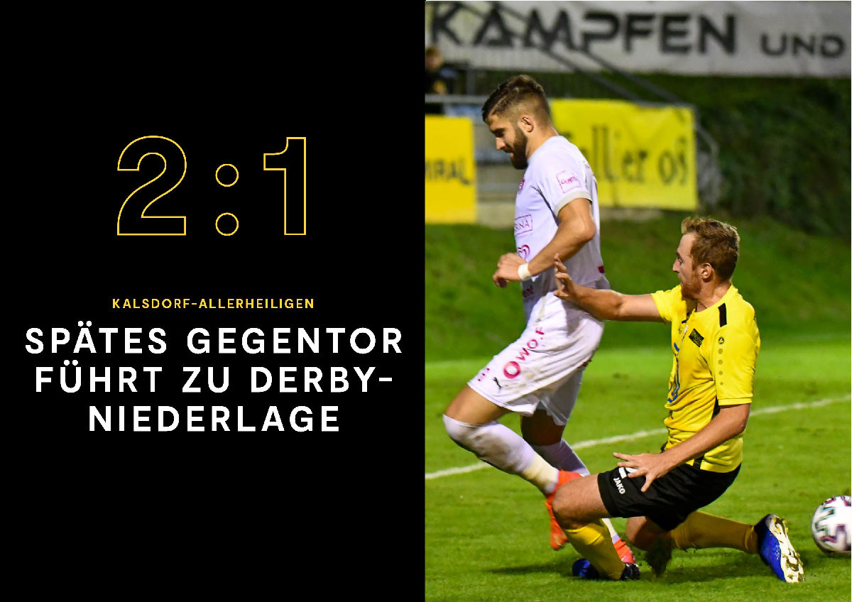 Unglückliche Niederlage gegen Kalsdorf