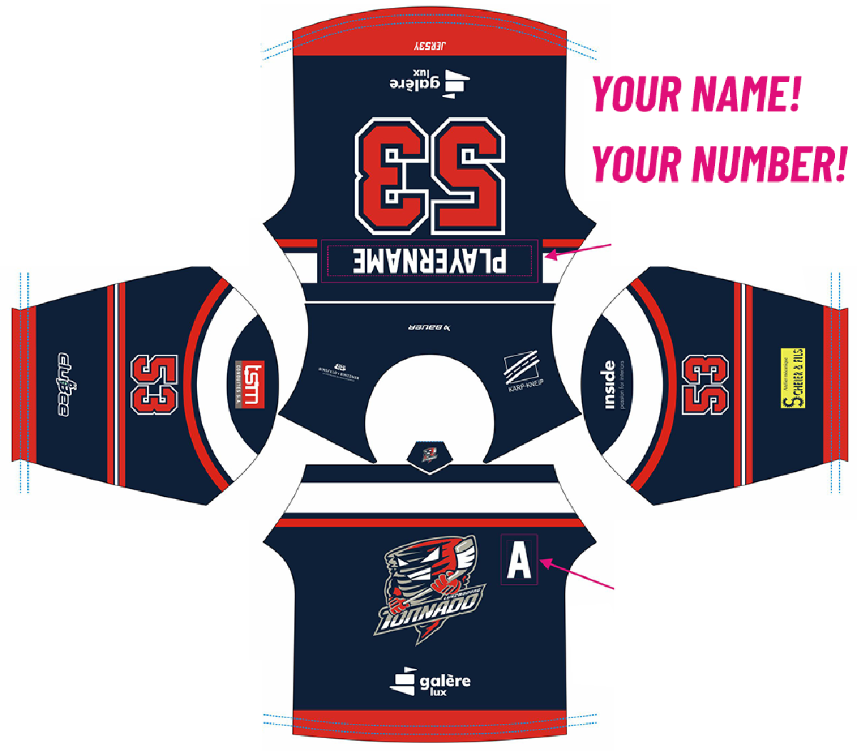 Order your custom-made Tornado jersey! (only now)