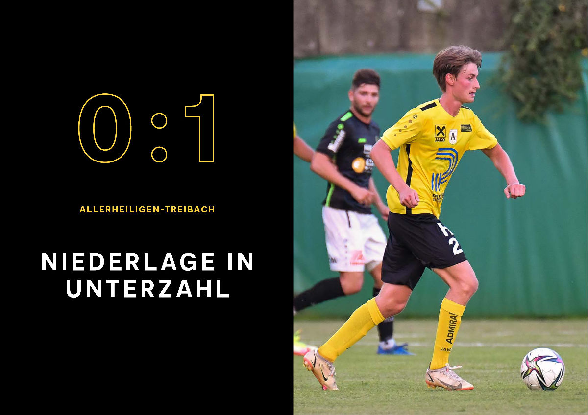 Knappe 0:1-Niederlage gegen Treibach
