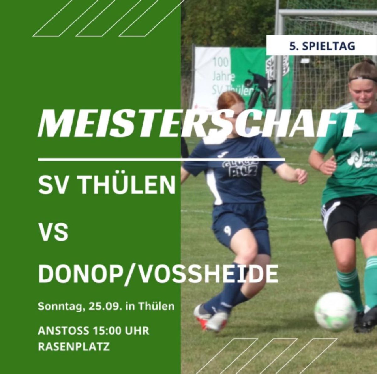 Schlusslicht FC Donop-Voßheide kommt zum Thülener Scheid