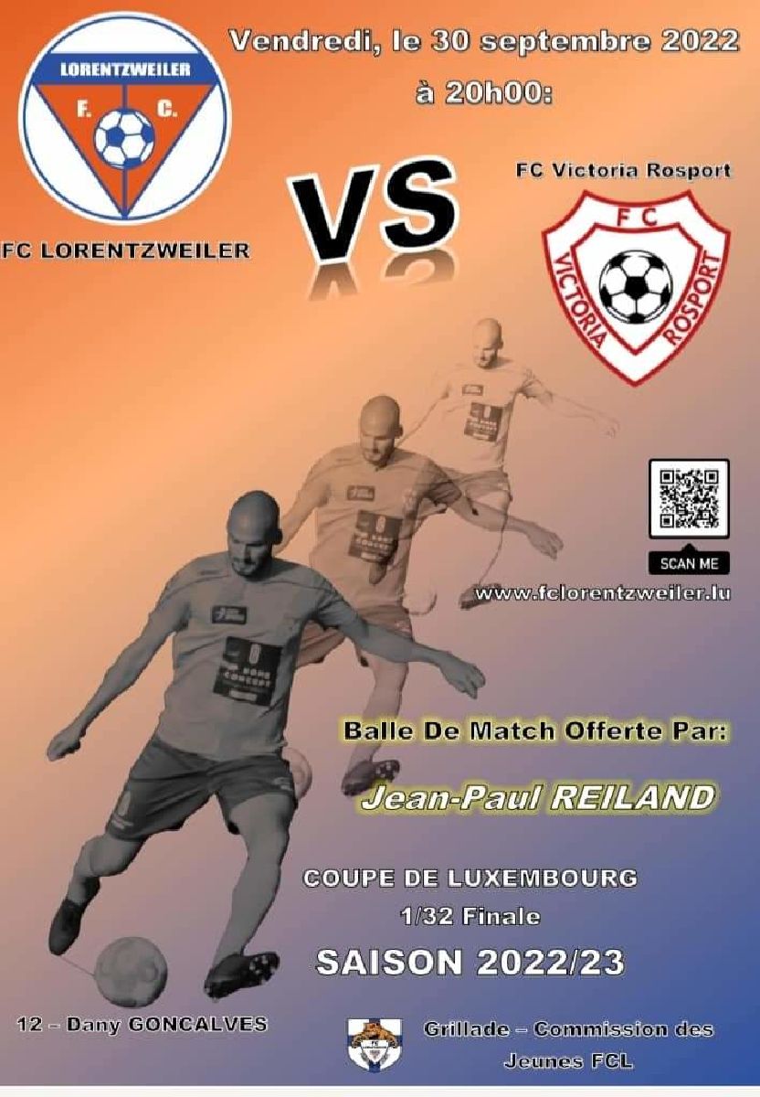 COUPE DE LUXEMBOURG 1/32 FINAL COUPE DE LUXEMBOURG 1/32 FINAL