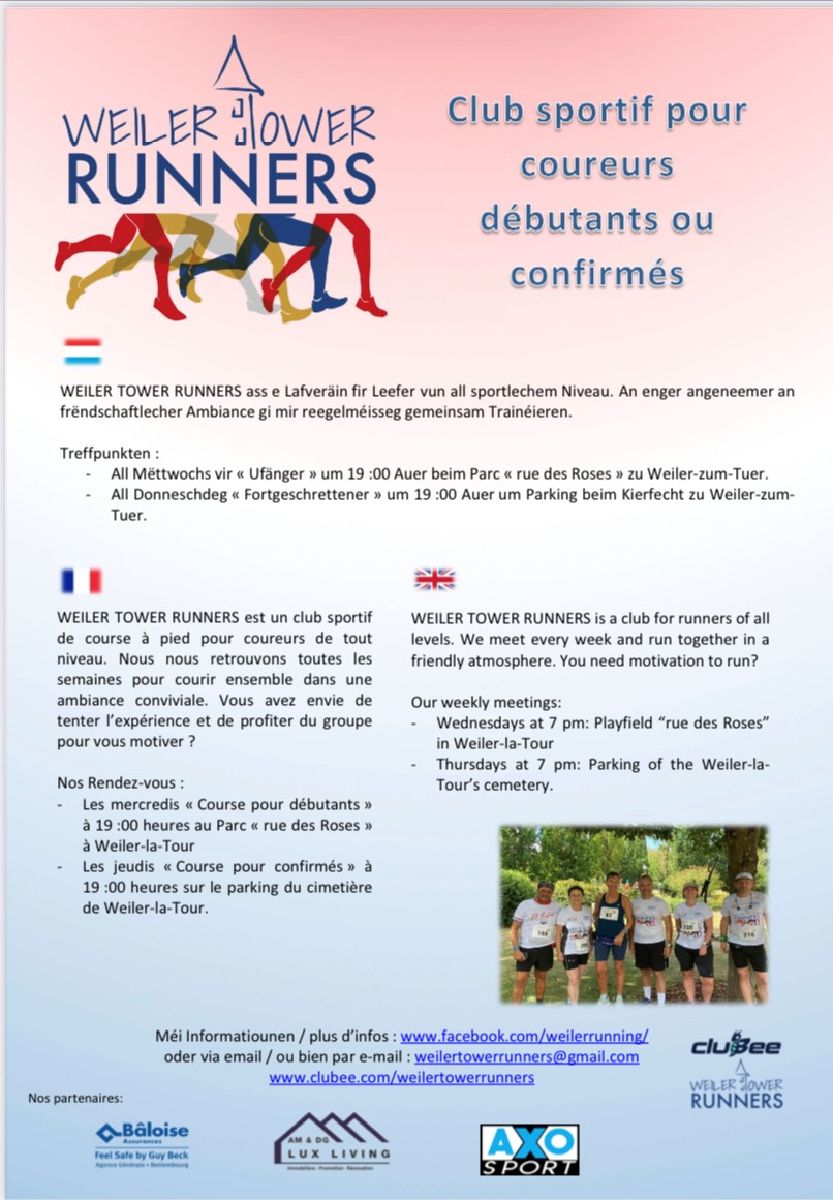 Annonce Weiler Tower Runners