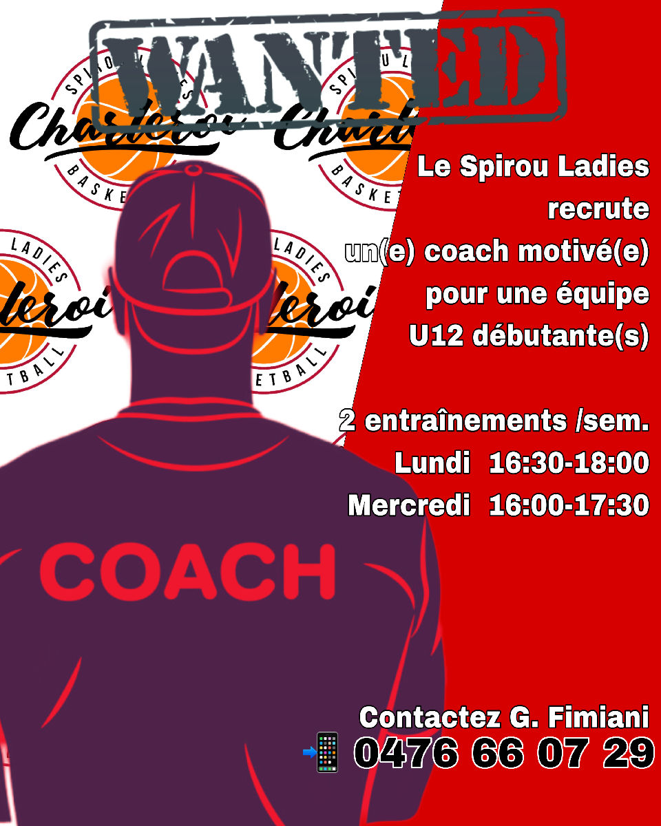 Recherche Coach U12