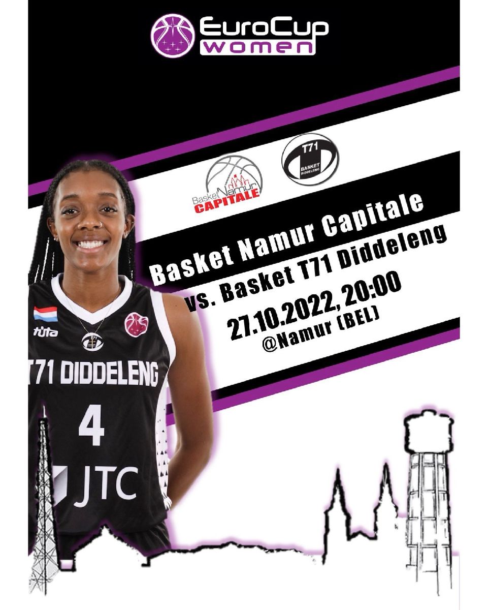 Live game women Namur-T71 (27/10/22 - 20:00)