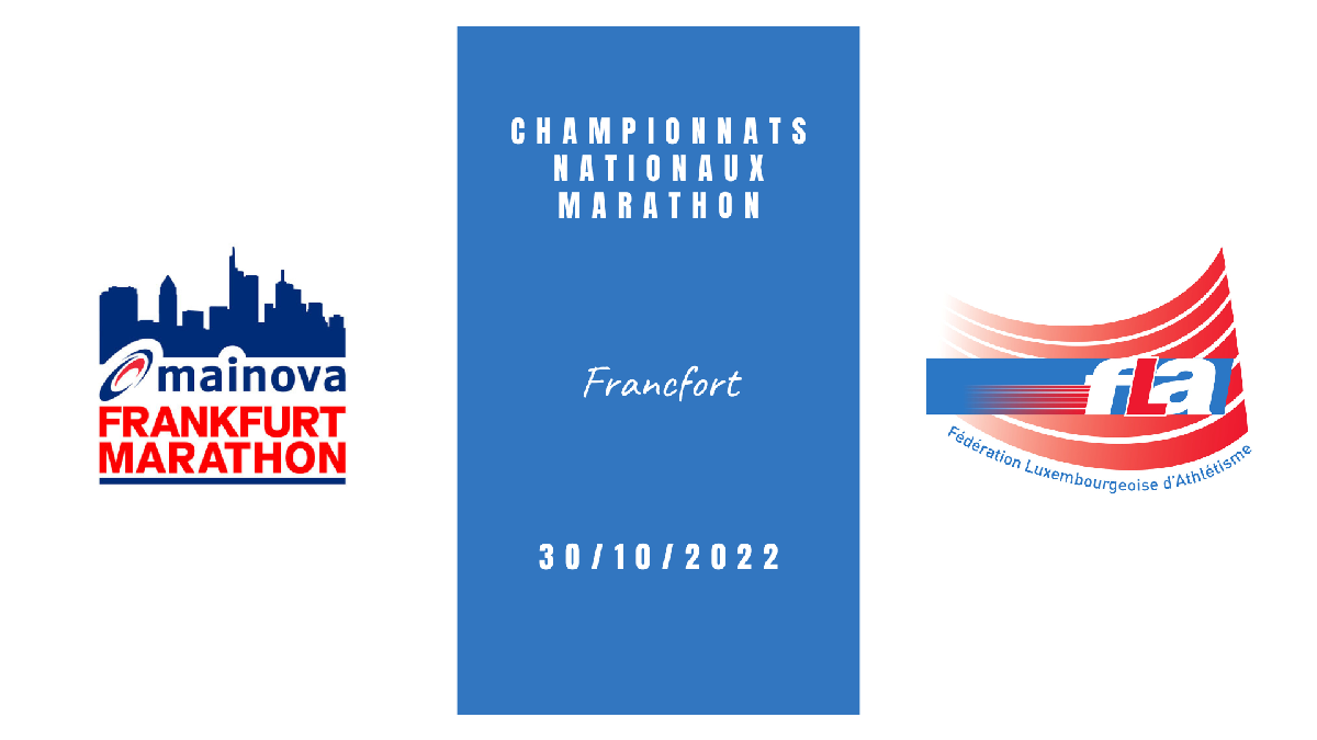 Résultats Championnats Nationaux de marathon 2022 à Francfort, le 30/10/22