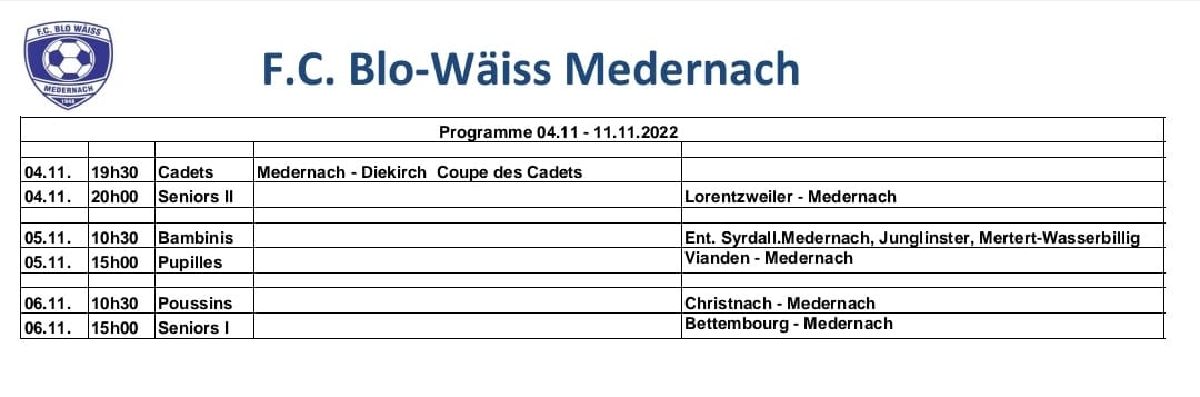 Programme 04.11-11.11