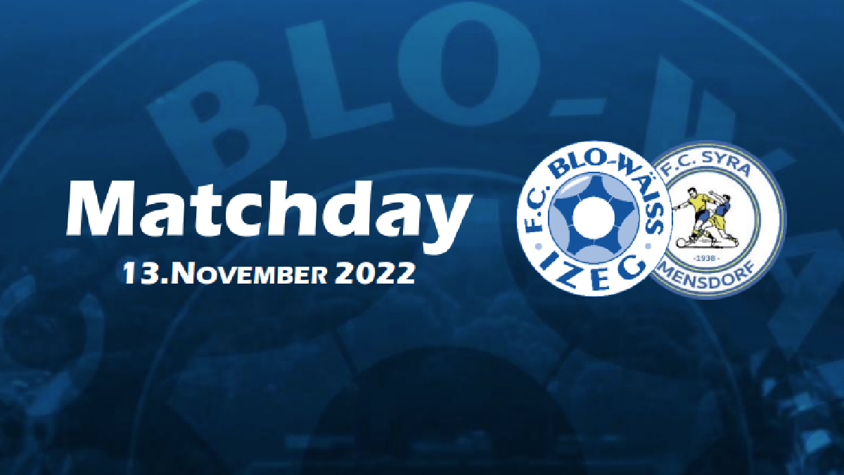 MATCHDAY - BROCHURE VUM MATCH GÉNGT DEN FC SYRA MENSTER MATCHDAY - BROCHURE VUM MATCH GÉNGT DEN FC SYRA MENSTER
