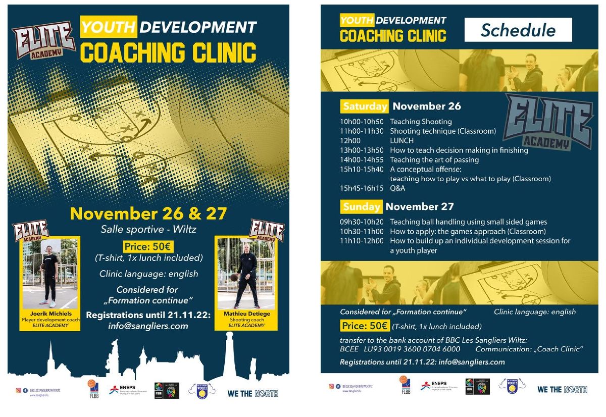 ELITE Academy COACHING CLINIC