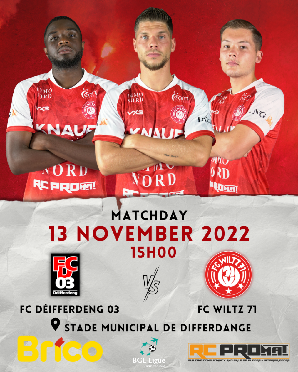 FC Differdange 03 vs. FC Wiltz 71