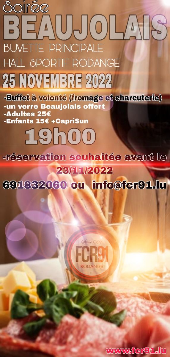 Soirée Beaujolais nouveau