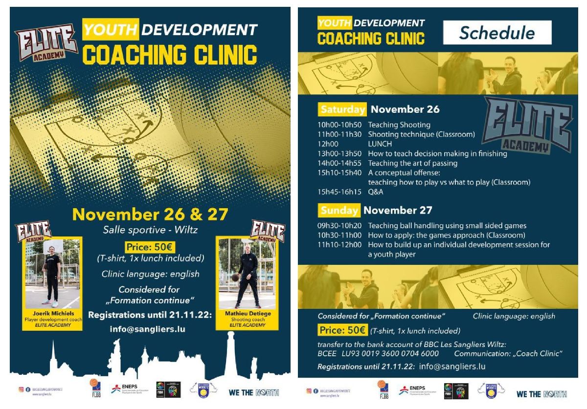 ELITE Academy YOUTH Development COACHING CLINIC