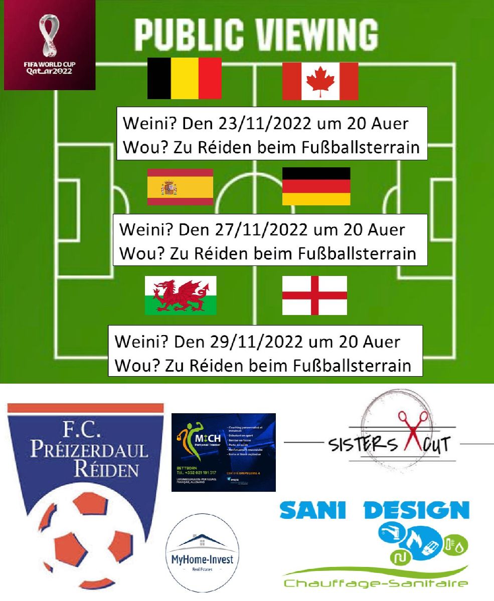 Public Viewing WM 2022 Public Viewing WM 2022