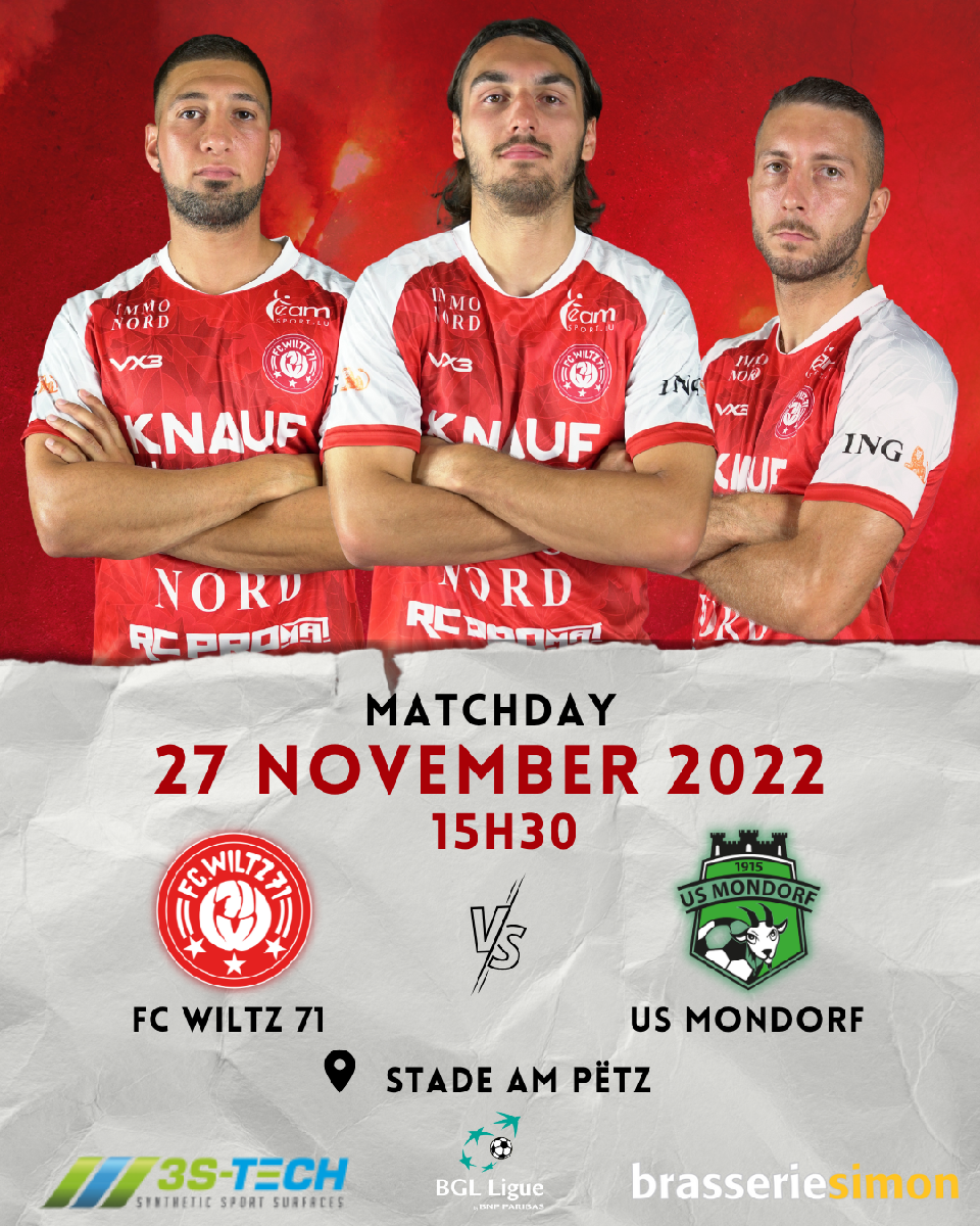 FC Wiltz 71 vs. US Mondorf FC Wiltz 71 vs. US Mondorf
